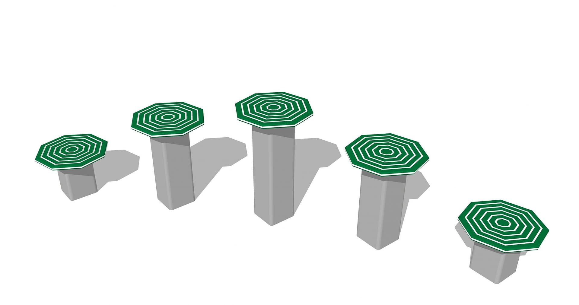 Octagon Stepping Stools
